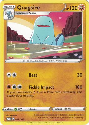 Quagsire card from McDonald's Promos 2024
