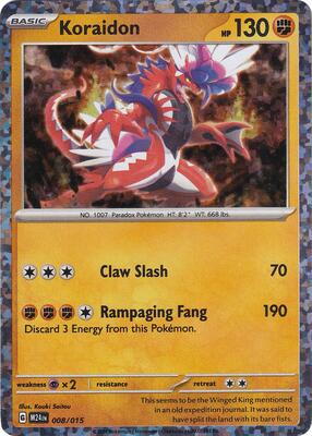 Koraidon card from McDonald's Promos 2024