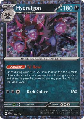 Hydreigon card from McDonald's Promos 2024