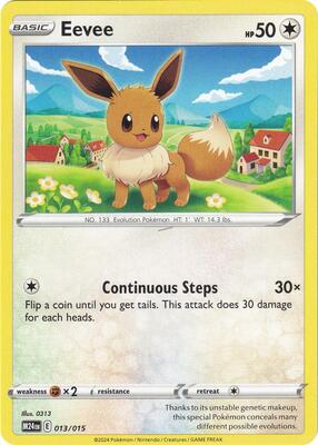 Eevee card from McDonald's Promos 2024