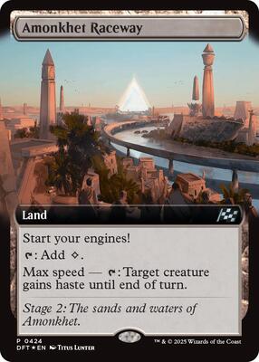 Amonkhet Raceway (Extended Art) card from Aetherdrift