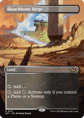 Bleachbone Verge (Borderless) card from Aetherdrift
