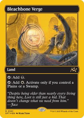 Bleachbone Verge (First-Place Foil) card from Aetherdrift
