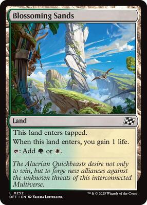 Blossoming Sands card from Aetherdrift