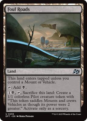 Foul Roads card from Aetherdrift