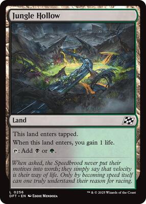 Jungle Hollow card from Aetherdrift