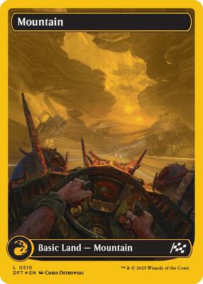 Mountain (0510) (First-Place Foil) card from Aetherdrift