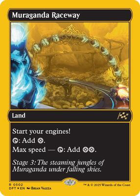 Muraganda Raceway (First-Place Foil) card from Aetherdrift