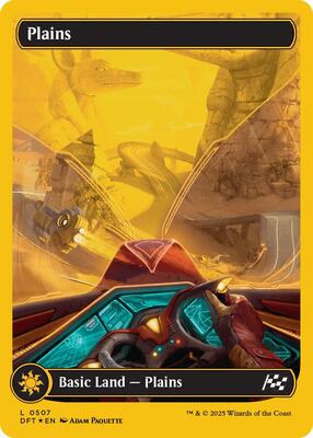 Plains (0507) (First-Place Foil) card from Aetherdrift