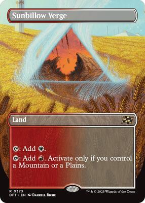 Sunbillow Verge (Borderless) card from Aetherdrift