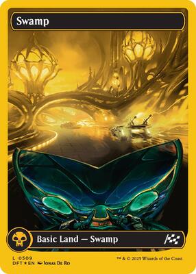 Swamp (0509) (First-Place Foil) card from Aetherdrift