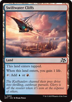 Swiftwater Cliffs card from Aetherdrift