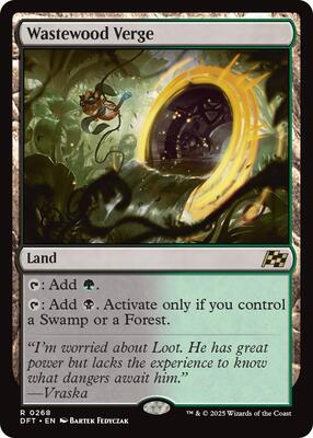 Wastewood Verge card from Aetherdrift