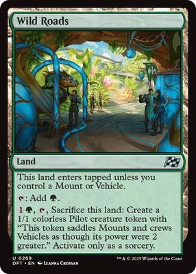Wild Roads card from Aetherdrift