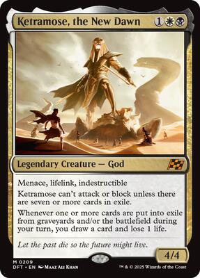 Ketramose, the New Dawn card from Aetherdrift