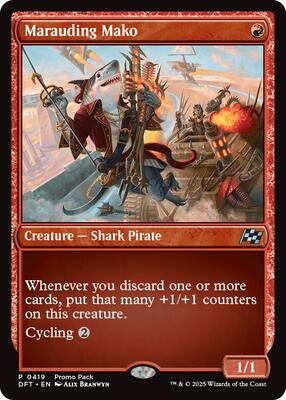 Marauding Mako card from Promo Pack: Aetherdrift
