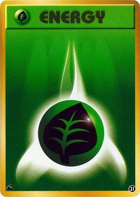 Basic Grass Energy - 21 card from Intro Pack (Bulbasaur)