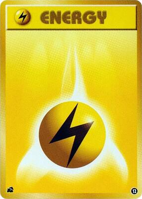 Basic Lightning Energy - 12 card from Intro Pack (Bulbasaur)