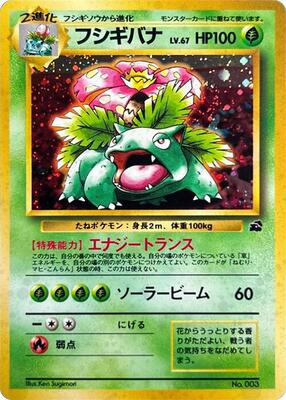 Venusaur card from Intro Pack (Bulbasaur)