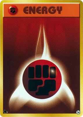 Basic Fighting Energy - 34 card from Intro Pack (Squirtle)