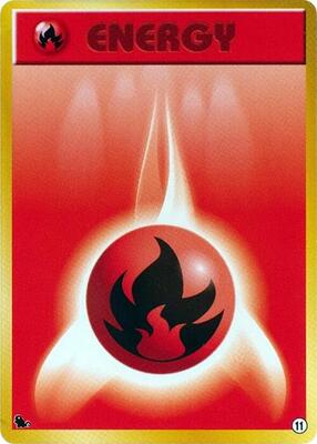 Basic Fire Energy - 11 card from Intro Pack (Squirtle)
