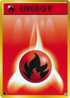 Basic Fire Energy - 28 card from Intro Pack (Squirtle)
