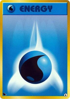 Basic Water Energy - 6 card from Intro Pack (Squirtle)