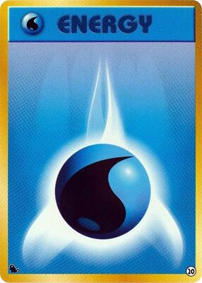Basic Water Energy - 20 card from Intro Pack (Squirtle)