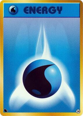 Basic Water Energy - 30 card from Intro Pack (Squirtle)