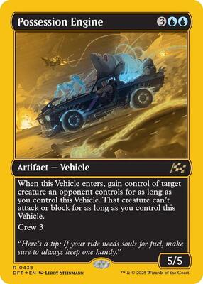Possession Engine (First-Place Foil) card from Aetherdrift