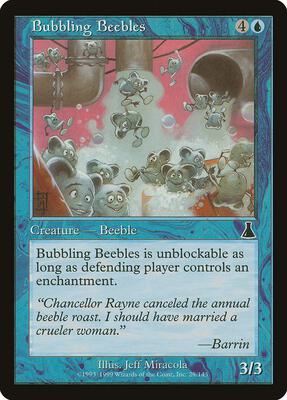 Bubbling Beebles card from Urza's Destiny