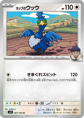 Hop's Cramorant card from SV9: Battle Partners