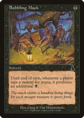 Bubbling Muck card from Urza's Destiny
