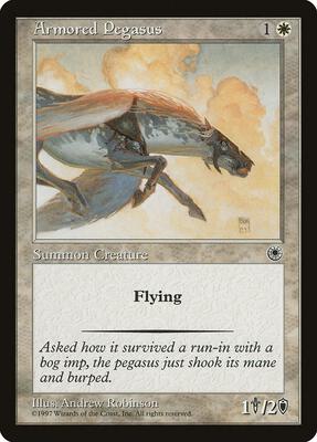 Armored Pegasus card from Portal