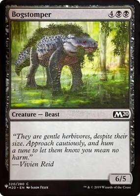 Bogstomper card from The List Reprints