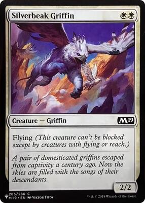 Silverbeak Griffin card from The List Reprints