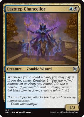 Lazotep Chancellor card from Commander: Aetherdrift
