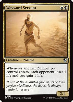 Wayward Servant card from Commander: Aetherdrift