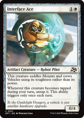 Interface Ace card from Aetherdrift