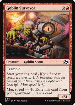 Goblin Surveyor card from Aetherdrift