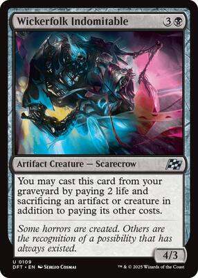 Wickerfolk Indomitable card from Aetherdrift