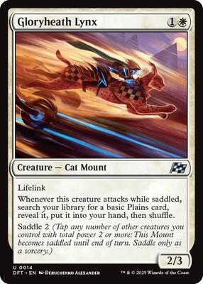 Gloryheath Lynx card from Aetherdrift