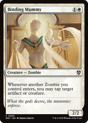 Binding Mummy card from Commander: Aetherdrift
