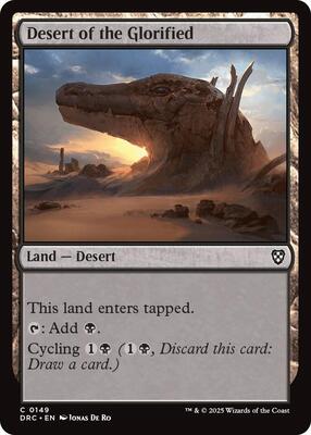 Desert of the Glorified card from Commander: Aetherdrift