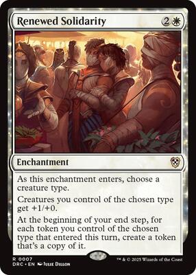 Renewed Solidarity card from Commander: Aetherdrift