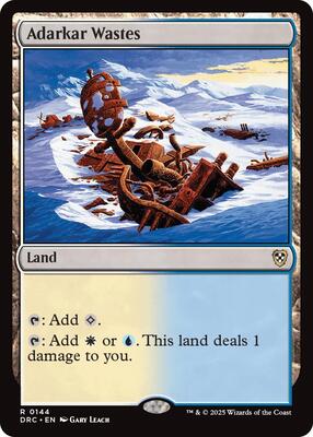 Adarkar Wastes card from Commander: Aetherdrift
