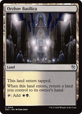 Orzhov Basilica card from Commander: Aetherdrift