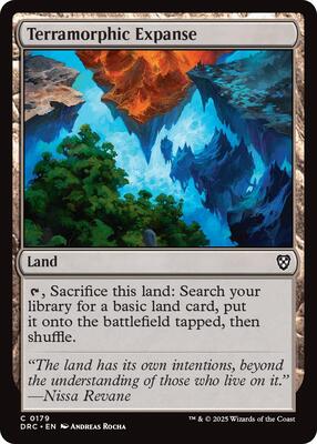 Terramorphic Expanse card from Commander: Aetherdrift
