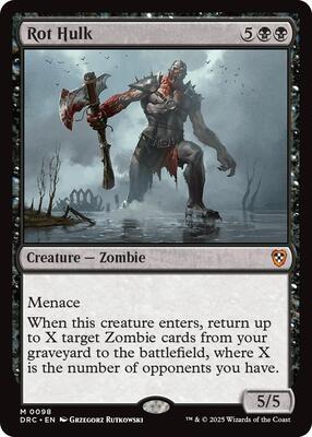 Rot Hulk card from Commander: Aetherdrift