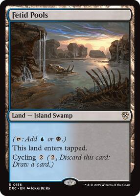 Fetid Pools card from Commander: Aetherdrift